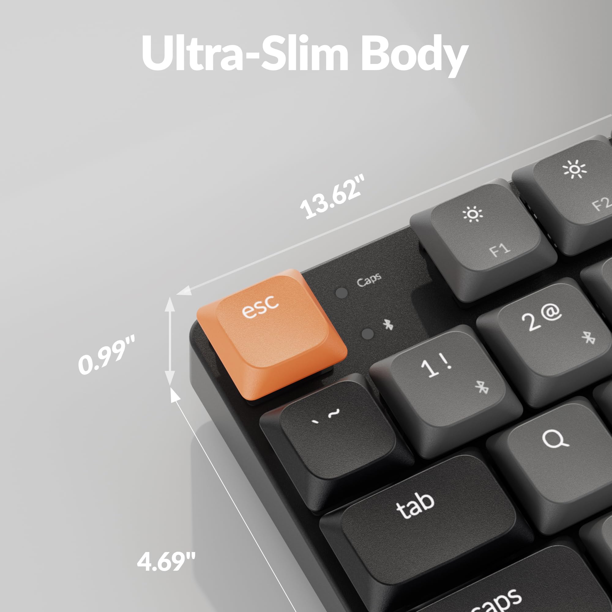 Amazon.com: Keychron K1 Low Profile Mechanical Keyboard